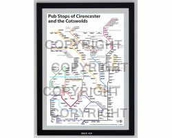 Cirencester and the Cotswolds Black Ash Frame