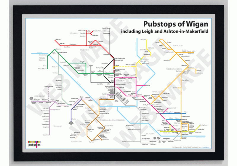 Wigan Black Ash Frame
