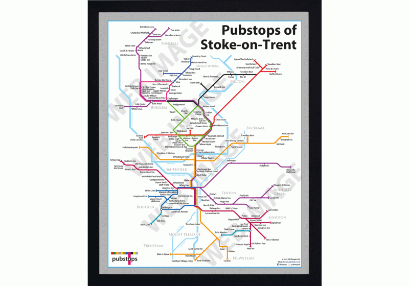 Stoke-on-Trent Black Ash Frame