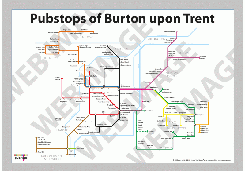 Burton upon Trent Unframed