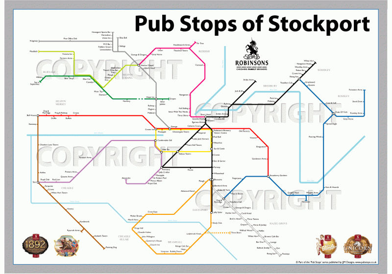 Stockport Unframed In a Gift Box